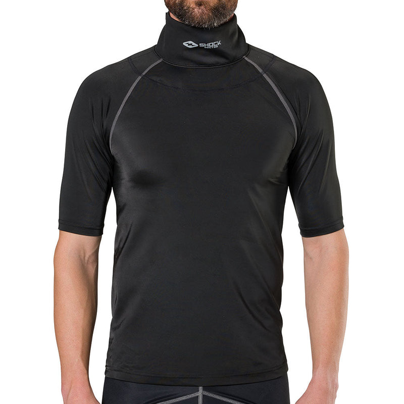 Ultra Compression Hockey Short Sleeve Youth Neck Guard Shirt