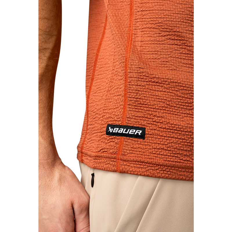 Bauer FLC Textured Tech Tee - Senior