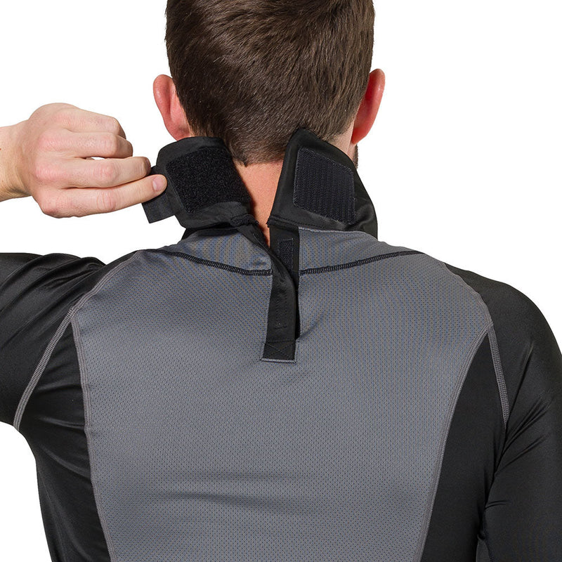 Ultra Compression Hockey Short Sleeve Senior Neck Guard Shirt