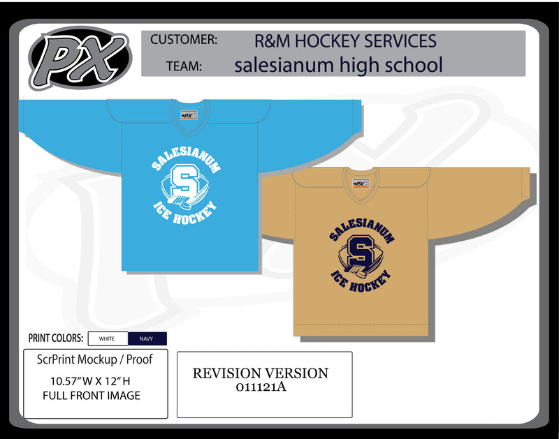 Salesianum Practice Jerseys