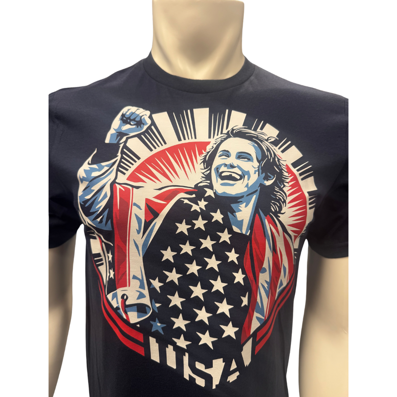Jack Hughes Olympic Tee – USA Hockey Patriotic Graphic T-Shirt