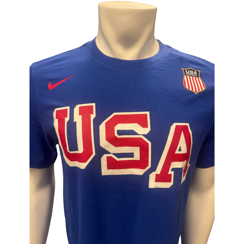Nike 2026 Winter Olympics USA Hockey Dri-Fit Adult Cotton Tee