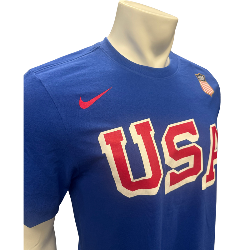 Nike 2026 Winter Olympics USA Hockey Dri-Fit Adult Cotton Tee