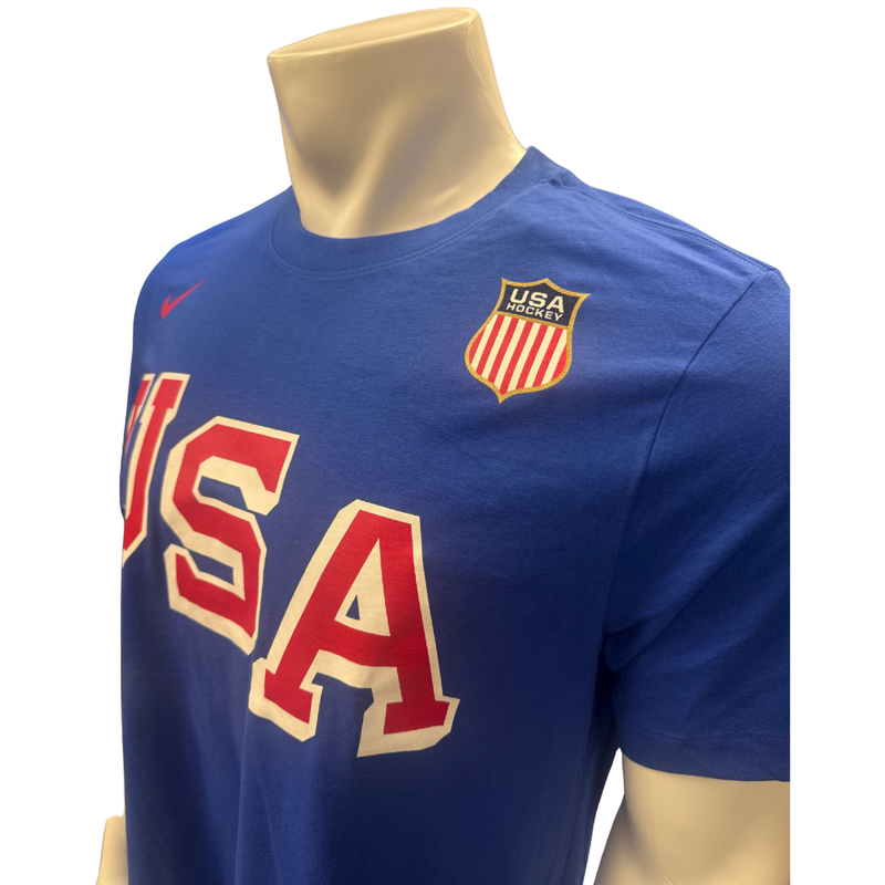 Nike 2026 Winter Olympics USA Hockey Dri-Fit Adult Cotton Tee