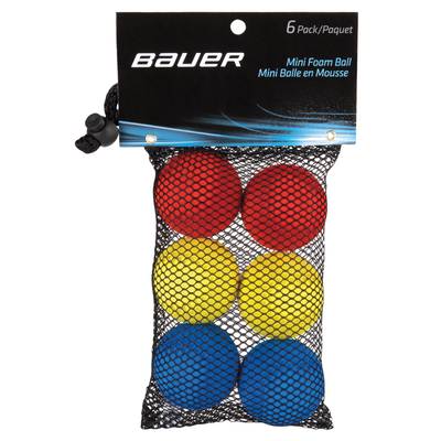 Bauer Mini Foam Ball Pack (6 Pack)